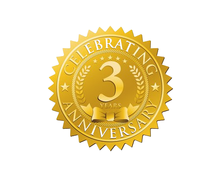 3 Years Anniversary